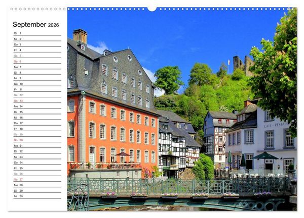 Produktbild: Die sch&ouml;nsten Orte der Eifel (Wandkalender 2026 DIN A2 quer), CALVENDO Monatskalender