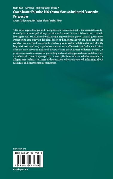Produktbild: Groundwater Pollution Risk Control from an Industrial Economics Perspective