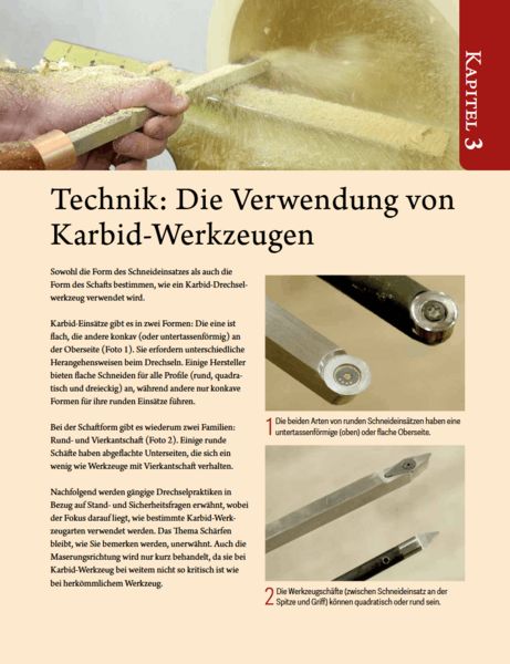 Produktbild: Drechseln mit Karbid-Werkzeugen
