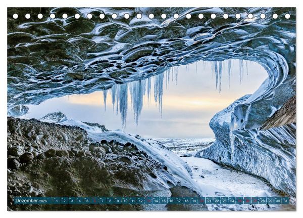 Produktbild: Island - Reise in eine andere Welt (Tischkalender 2026 DIN A5 quer), CALVENDO Monatskalender