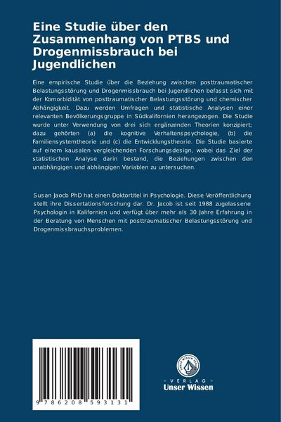 Produktbild: Eine Studie &uuml;ber den Zusammenhang von PTBS und Drogenmissbrauch bei Jugendlichen