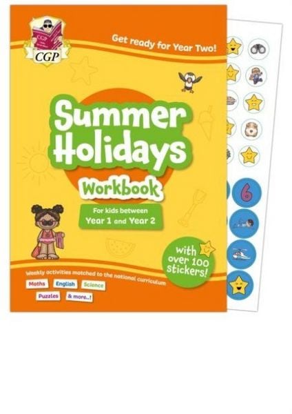 Produktbild: CGP Summer Holidays Activity Workbook - for kids between Year 1 and Year 2 (ages 5-6)