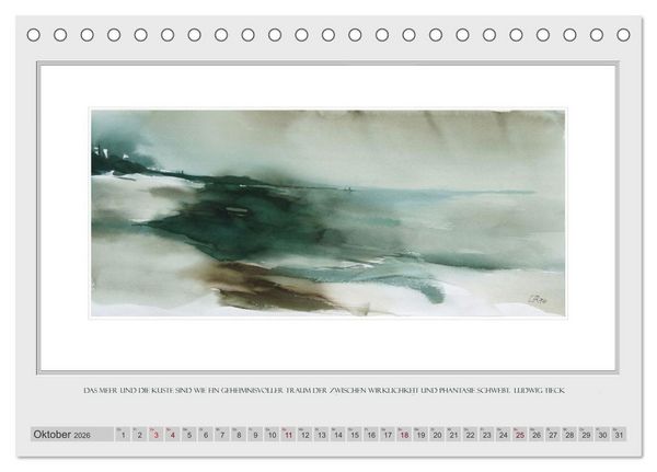 Produktbild: Zauber einer Insel (Tischkalender 2026 DIN A5 quer), CALVENDO Monatskalender