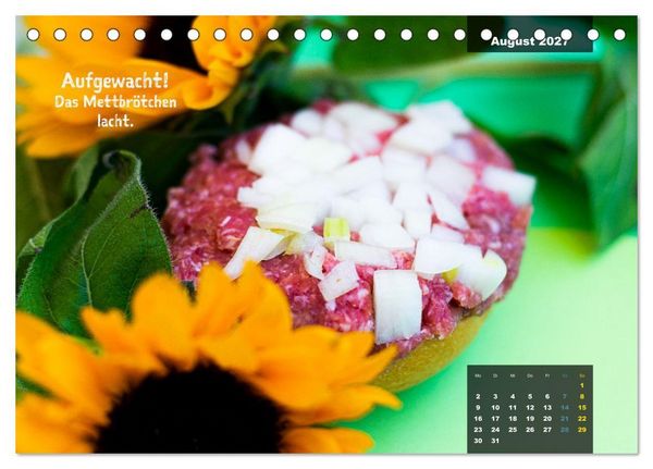 Produktbild: Mettkalender - Spread some more Mett (Tischkalender 2027 DIN A5 quer), CALVENDO Monatskalender