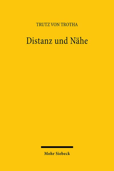 Produktbild: Distanz und N&auml;he