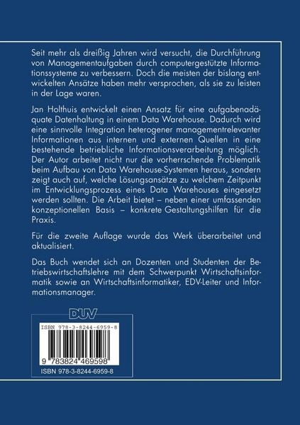 Produktbild: Der Aufbau von Data Warehouse-Systemen
