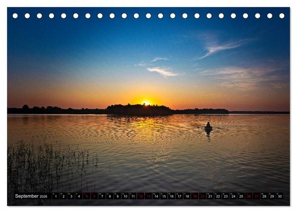 Produktbild: ERMLAND MASUREN (Tischkalender 2026 DIN A5 quer), CALVENDO Monatskalender