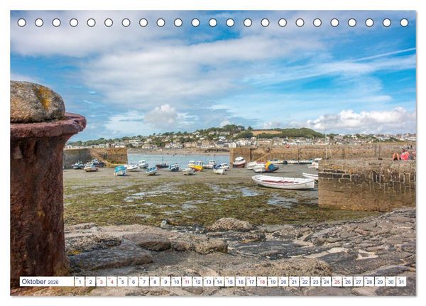 Produktbild: Cornwall Impressionen (Tischkalender 2026 DIN A5 quer), CALVENDO Monatskalender