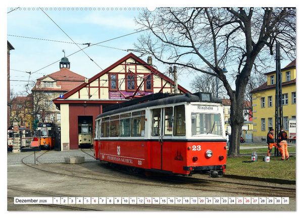 Produktbild: LOWA-Stra&szlig;enbahnen Naumburg-Gera-Sta&szlig;furt-Frankfurt/Oder (Wandkalender 2026 DIN A2 quer), CALVENDO Monatskalender