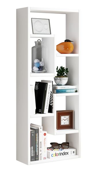 Produktbild: Holz Stand Regal Raumteiler B&uuml;cher Standregal Vilo