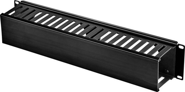 Renkforce RF-3429152 19 Zoll Netzwerkschrank-Kabelführung 2 HE Schwarz