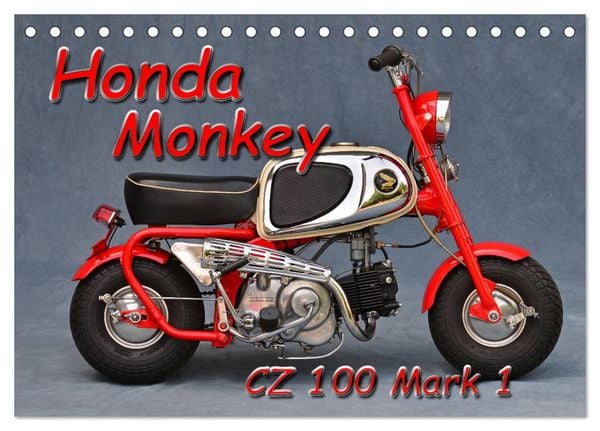 Produktbild: Honda Monkey CZ Mark 1 (Tischkalender 2026 DIN A5 quer), CALVENDO Monatskalender