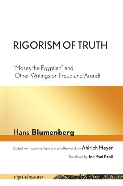 Produktbild: Blumenberg, H: Rigorism of Truth