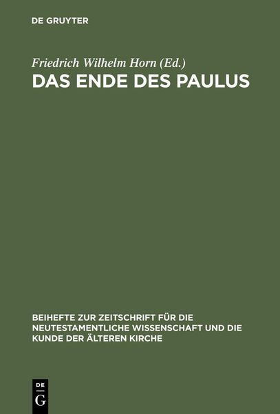 Produktbild: Das Ende des Paulus