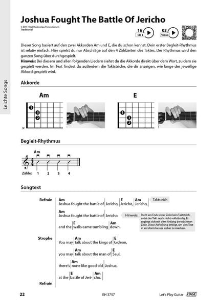 Produktbild: Let's Play Guitar - Band 1 mit 2 CDs und QR-Codes