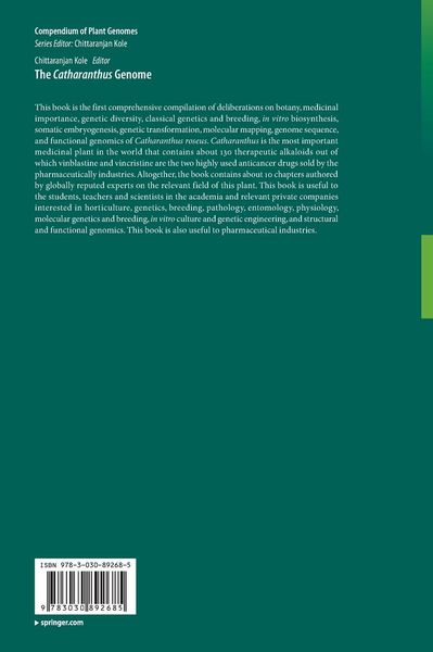 Produktbild: The Catharanthus Genome