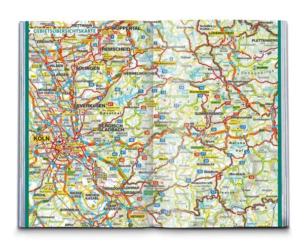 Produktbild: KOMPASS Wanderf&uuml;hrer Bergisches Land, Naturpark zwischen Rhein und Sauerland, 60 Touren mit Extra-Tourenkarte