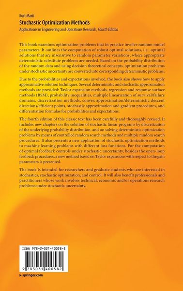 Produktbild: Stochastic Optimization Methods