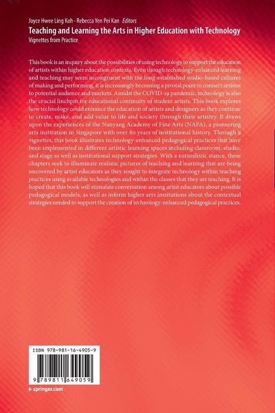 Produktbild: Teaching and Learning the Arts in Higher Education with Technology