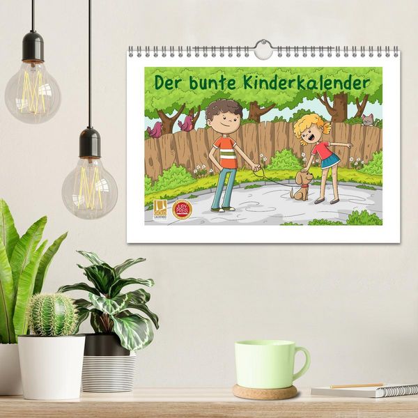 Produktbild: Der bunte Kinderkalender (Wandkalender 2026 DIN A4 quer), CALVENDO Monatskalender