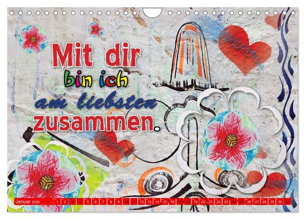 Produktbild: So sch&ouml;n, dass es dich gibt (Wandkalender 2026 DIN A4 quer), CALVENDO Monatskalender