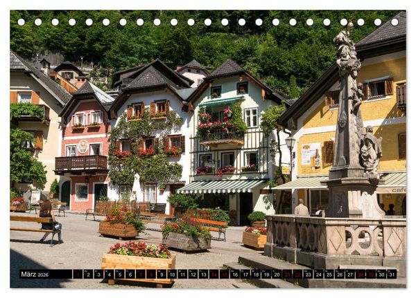 Produktbild: Welterberegion Hallstatt Dachstein (Tischkalender 2026 DIN A5 quer), CALVENDO Monatskalender