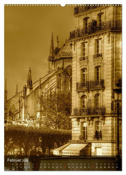 Produktbild: Paris - Die Sch&ouml;ne am Fluss (hochwertiger Premium Wandkalender 2026 DIN A2 hoch), Kunstdruck in Hochglanz