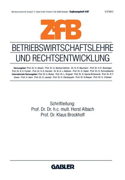 Produktbild: Betriebswirtschaftslehre und Rechtsentwicklung