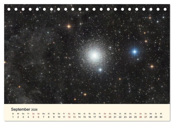 Produktbild: Distant Luminosity: Eine fotografische Reise durch das Universum (Tischkalender 2026 DIN A5 quer), CALVENDO Monatskalender