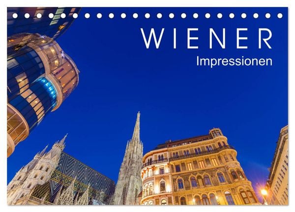 Produktbild: W I E N E R Impressionen (Tischkalender 2026 DIN A5 quer), CALVENDO Monatskalender