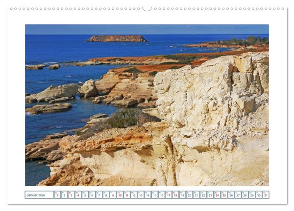 Produktbild: Zypern. Von Akamas bis Limassol (Wandkalender 2026 DIN A2 quer), CALVENDO Monatskalender