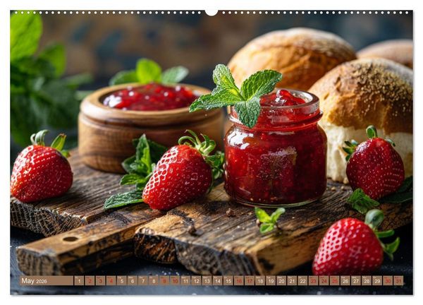 Produktbild: Fruit Paradise in a Jar (High Quality Premium Wall Calendar 2026 DIN A2 landscape),CALVENDO 12 Month Wall Calendar