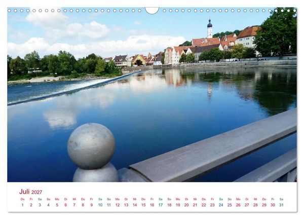 Produktbild: Hier f&uuml;hle ich mich zuhause - Landsberg am Lech und Ammersee (Wandkalender 2027 DIN A3 quer), CALVENDO Monatskalender
