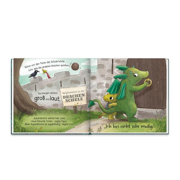 Produktbild: TR&Ouml;TSCH - Ich bin (nicht) sehr mutig | Zauberhaftes Bilderbuch &uuml;ber Mut und &Uuml;berwindung von &Auml;ngsten | Drachen Buch mit liebevollen Illustrationen und einer ermutigenden Geschichte | Ab 3 Jahren