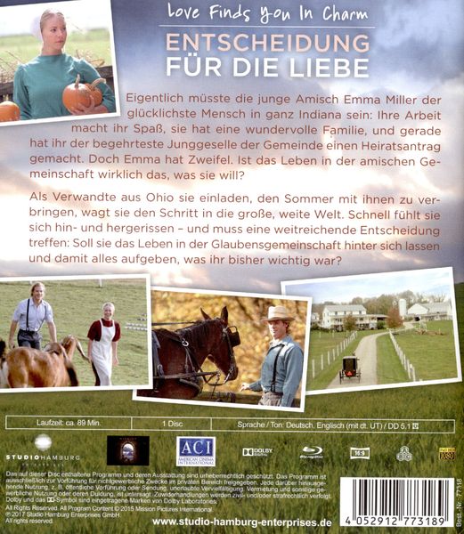 Produktbild: Love finds you in Charm - Entscheidung f&uuml;r die Liebe