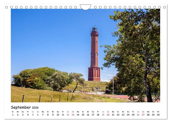 Produktbild: Norderney. Meine ostfriesische Insel (Wandkalender 2026 DIN A4 quer), CALVENDO Monatskalender