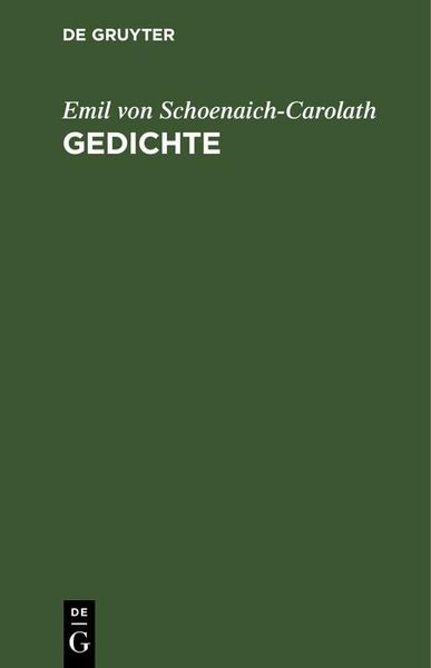 Produktbild: Gedichte