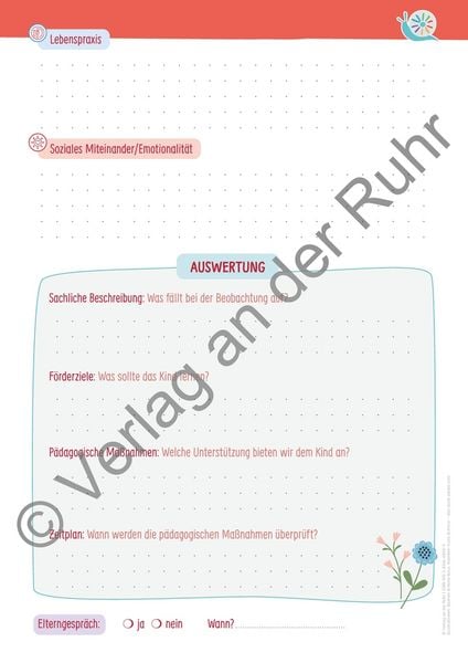 Produktbild: Der Beobachtungsblock f&uuml;r Kita-Kinder von 3&ndash;6 Jahren