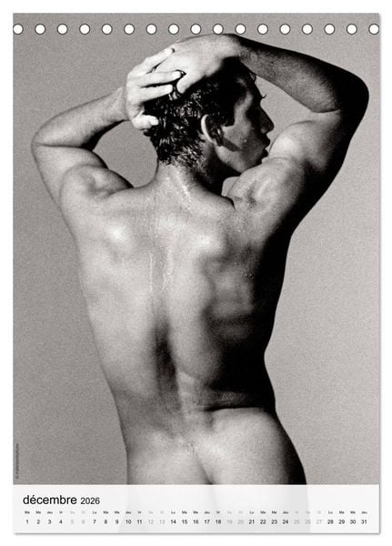 Produktbild: contrastes hommes (Calendrier de bureau 2026 DIN A5 horizontal), CALVENDO calendrier mensuel