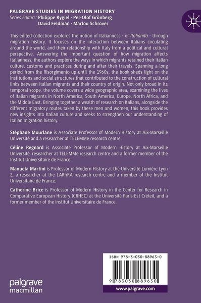 Produktbild: Italianness and Migration from the Risorgimento to the 1960s