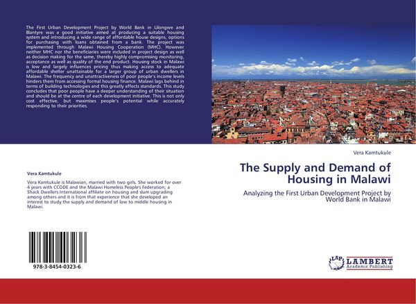 Produktbild: The Supply and Demand of Housing in Malawi