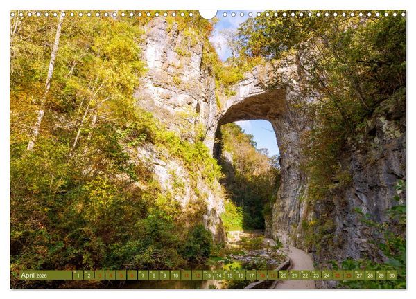 Produktbild: Virginia. Amerikanische Sch&ouml;nheit zwischen K&uuml;ste und Bergen (Wandkalender 2026 DIN A3 quer), CALVENDO Monatskalender