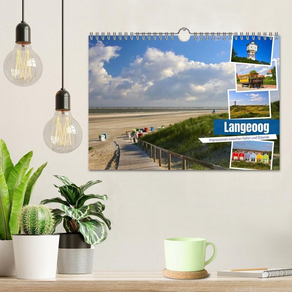 Produktbild: Langeoog 2026. Impressionen zwischen Hafen und Ostende (Wandkalender 2026 DIN A4 quer), CALVENDO Monatskalender
