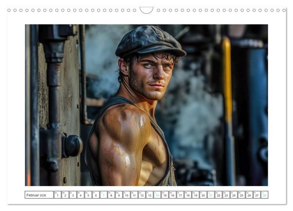 Produktbild: Mit Volldampf in dein Herz (Wandkalender 2026 DIN A3 quer), CALVENDO Monatskalender