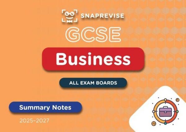 Produktbild: SnapRevise GCSE Business Summary Notes