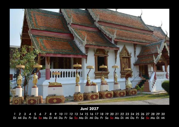 Produktbild: Tempel 2027 Fotokalender DIN A3