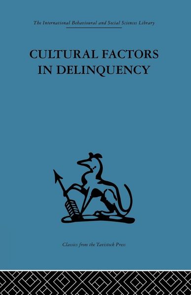 Produktbild: Cultural Factors in Delinquency