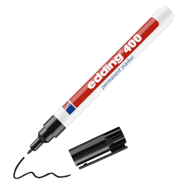 Produktbild: Edding 400 Permanentmarker, schwarz