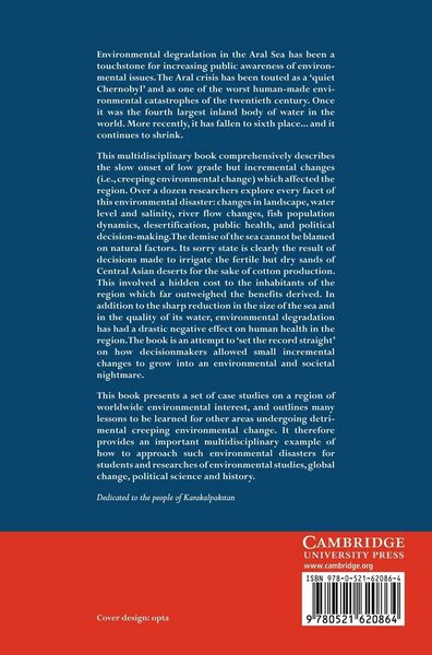 Produktbild: Creeping Environmental Problems and Sustainable Development in the Aral Sea Basin