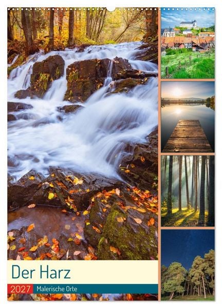 Produktbild: Der Harz - Malerische Orte (Wandkalender 2027 DIN A2 hoch), CALVENDO Monatskalender
